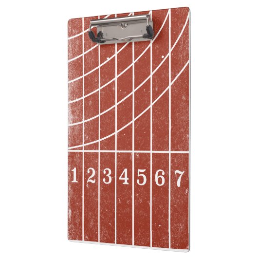 Gepersonaliseerd Track Coach Klembord (Links)