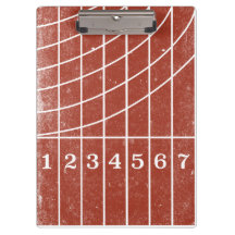 Gepersonaliseerd Track Coach Klembord