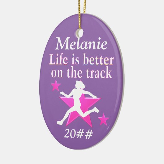  GEPERSONALISEERD TRACK STAR ORNAMENT (Links)