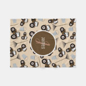 Gepersonaliseerd tractorpatroonpatroonuitrusting fleece deken (Voorkant (Horizontaal))