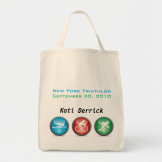 Gepersonaliseerd Triathlon Race Day Bag Tote Bag