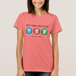 Gepersonaliseerd Triathlon Shirt - Swim, Cycle, Ru