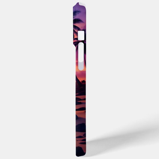 Gepersonaliseerd Tropical Sunset Beach - Dromerige Case-Mate iPhone Case (Achterkant / Links)