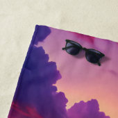 Gepersonaliseerd Tropical Sunset Beach - Dromerige Strandlaken (In situ)