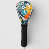 Gepersonaliseerd tropisch Abstract patroon Golfheadcover (Voorkant)