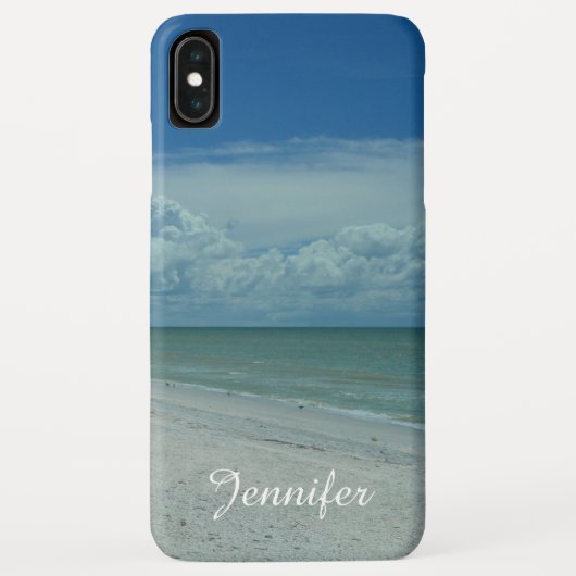 Gepersonaliseerd tropisch eiland mooi strand van A Case-Mate iPhone Case (Achterkant)