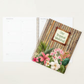 Gepersonaliseerd Tropische bruiloft Planner (Display)