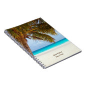 Gepersonaliseerd Tropische het Koelen Scène van de Notitieboek (Rechterzijde)