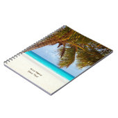 Gepersonaliseerd Tropische het Koelen Scène van de Notitieboek (Linkerzijde)