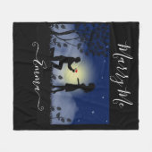 Gepersonaliseerd trouwen me huwelijksaanzoek fleece deken (Voorkant (Horizontaal))
