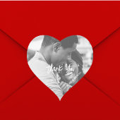 Gepersonaliseerd trouwfoto dank u gunst Stickers