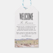 Gepersonaliseerd Tucson Welcome Gift Label Cadeaulabel (Voorkant)