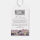 Gepersonaliseerd Tucson Welcome Gift Label Cadeaulabel (Voorkant)