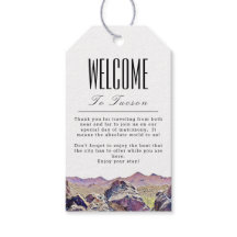 Gepersonaliseerd Tucson Welcome Gift Label