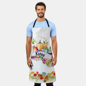 Gepersonaliseerd tuin schort (Gedragen)