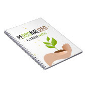 Gepersonaliseerd tuinieren Notitieboek (Rechterzijde)