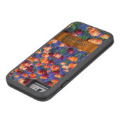 Gepersonaliseerd  tulpenbloemenveld Case-Mate iPhone case (Bodem)