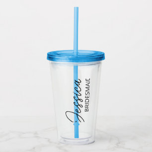 Gepersonaliseerd Tumbler / Bruidsmeisje Gift / Ice Acryl Drinkbeker