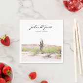 Gepersonaliseerd Tuscon Arizona Desert Napkins Servet (Insitu)