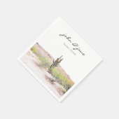 Gepersonaliseerd Tuscon Arizona Desert Napkins Servet (Hoek)