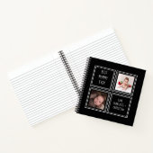Gepersonaliseerd Twee Malplaatje van de Foto Één v Notitieboek (Binnen)