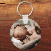 Gepersonaliseerd tweezijdige foto sleutelhanger (Voorkant)
