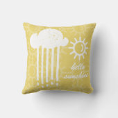 Gepersonaliseerd U bent mijn Sunshine Beer tracks Kussen (Achterkant)