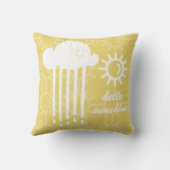 Gepersonaliseerd U bent mijn Sunshine wasbeer trac Kussen (Achterkant)