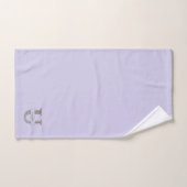 Gepersonaliseerd U Initiaal Silver Monogram Jouw n Bad Handdoek (Handdoek)