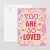 GEPERSONALISEERD U ZO LOVED WENSKAART UITNODIGING BRIEFKAART (Voorkant / Achterkant)