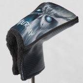 Gepersonaliseerd Uil-O-Ween Golf Putter Hoesje Golfheadcover (3/4 voorkant)