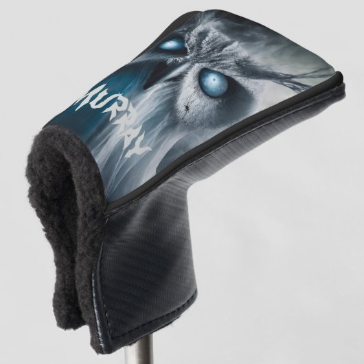 Gepersonaliseerd Uil-O-Ween Golf Putter Hoesje Golfheadcover (3/4 voorkant)