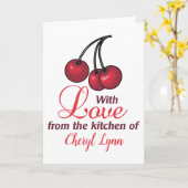 Gepersonaliseerd uit de keuken van kaart (Gele Bloem)