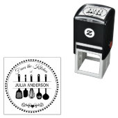 Gepersonaliseerd uit de keuken zelfinktende stempel (In situ)