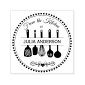 Gepersonaliseerd uit de keuken  zelfinktende stempel (Design)