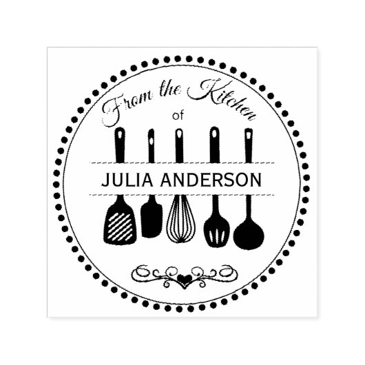 Gepersonaliseerd uit de keuken zelfinktende stempel (Design)