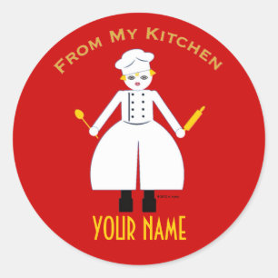 Gepersonaliseerd uit mijn keuken..." Sticker