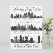 Gepersonaliseerd uitnodiging (Staand voorkant)