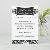 Gepersonaliseerd uitnodiging tot gezinshereniging (Staand voorkant)