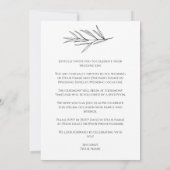 Gepersonaliseerd uitnodiging tot het uitzenden van (Achterkant)