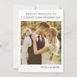 Gepersonaliseerd uitnodiging tot het uitzenden van