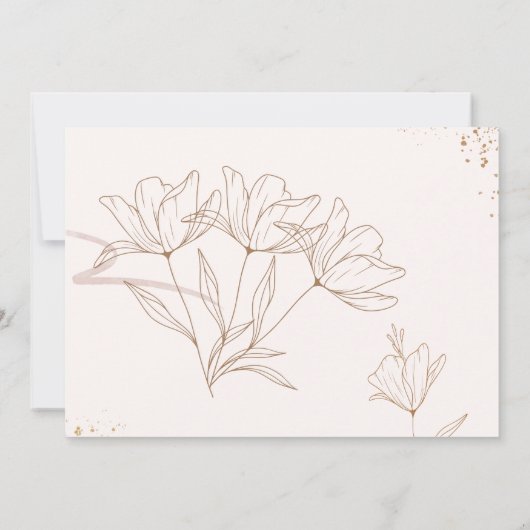 Gepersonaliseerd uitnodiging tot het uitzenden van (Achterkant)