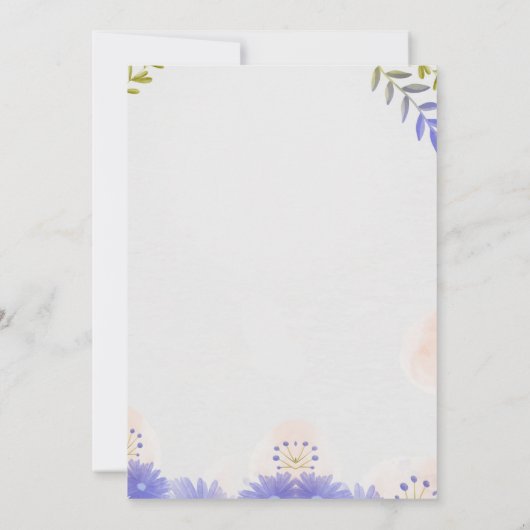 Gepersonaliseerd uitnodiging tot het uitzenden van (Achterkant)