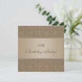 Gepersonaliseerd uitnodiging van de Birthday Party (Staand voorkant)