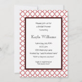 Gepersonaliseerd uitnodiging voor een bridal (Voorkant)