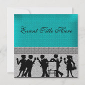 Gepersonaliseerd uitnodiging voor feestelijke part (Voorkant)