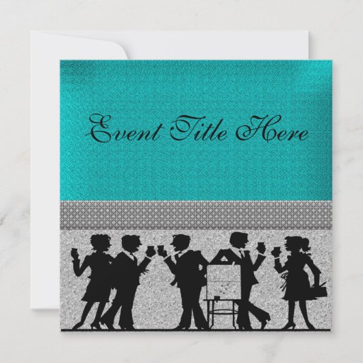 Gepersonaliseerd uitnodiging voor feestelijke part (Voorkant)