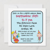 Gepersonaliseerd uitnodigingen van de Heilige Kow (Achterkant)