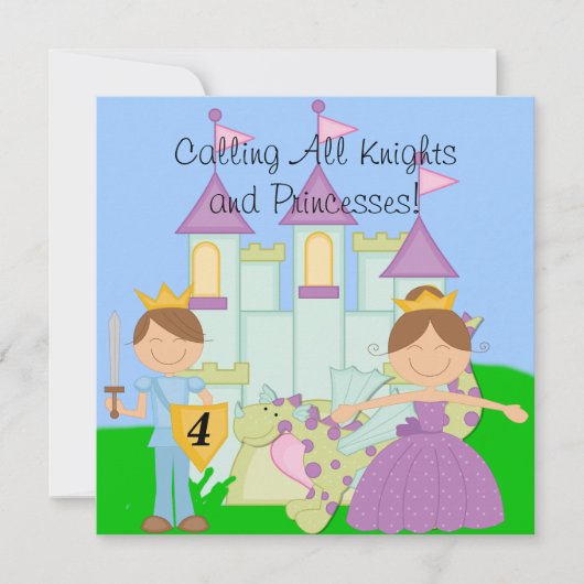 Gepersonaliseerd uitnodigingen voor verjaardagsvie (Voorkant)