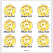 Gepersonaliseerd Uitstekend Voedsel Leraar Belonin Sticker (Vel)